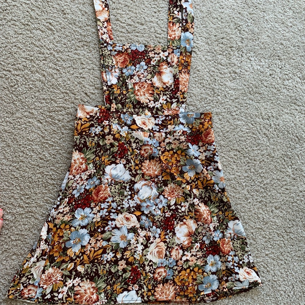 Overall dress floral